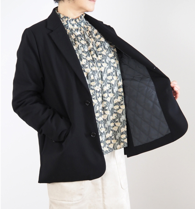 Boutique Ordinary ブティークオーディナリー ダウンライニングテーラードジャケット