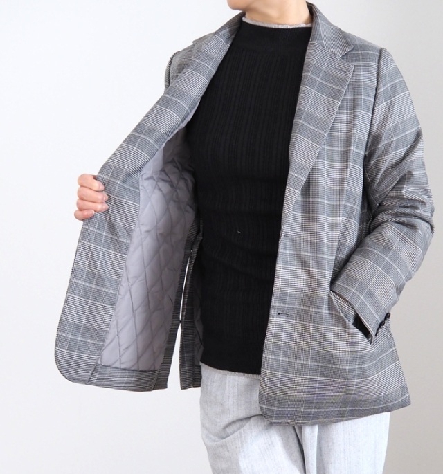 Boutique Ordinary ブティークオーディナリー ダウンライニングテーラードジャケット