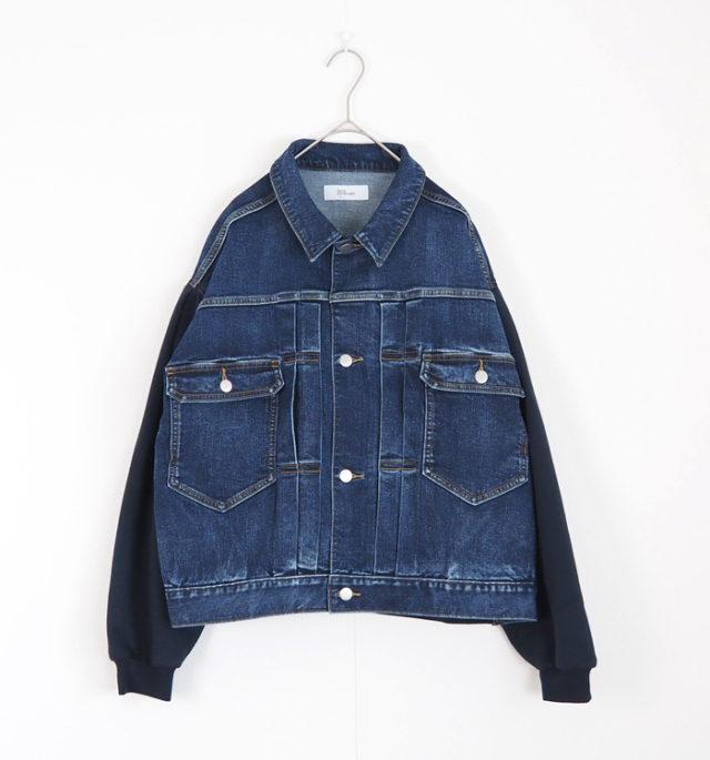 Boutique Ordinary ブティークオーディナリー 裏起毛デニムxジャージィ