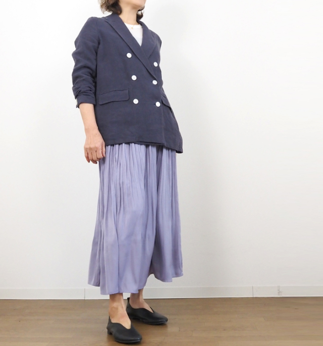Boutique Ordinary ブティックオーディナリー リネンジャケット ダブルブレスト