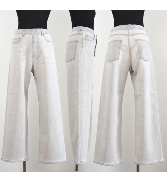 Boutique Ordinary ブティークオーディナリー ストレートストレッチデニムパンツ