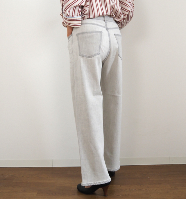 Boutique Ordinary ブティークオーディナリー ストレートストレッチデニムパンツ