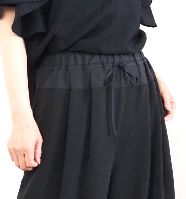 Boutique Ordinary ブティークオーディナリー とろみワイドパンツ 落ち感 
