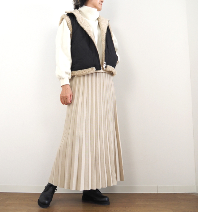Boutique Ordinary ブティークオーディナリー リバーシブルボアパデッドベスト