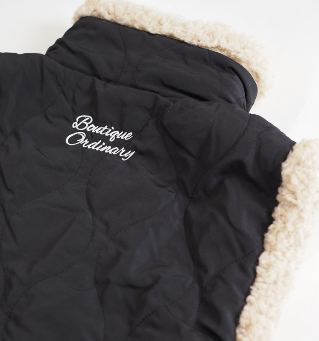 Boutique Ordinary ブティークオーディナリー リバーシブルボアパデッドベスト