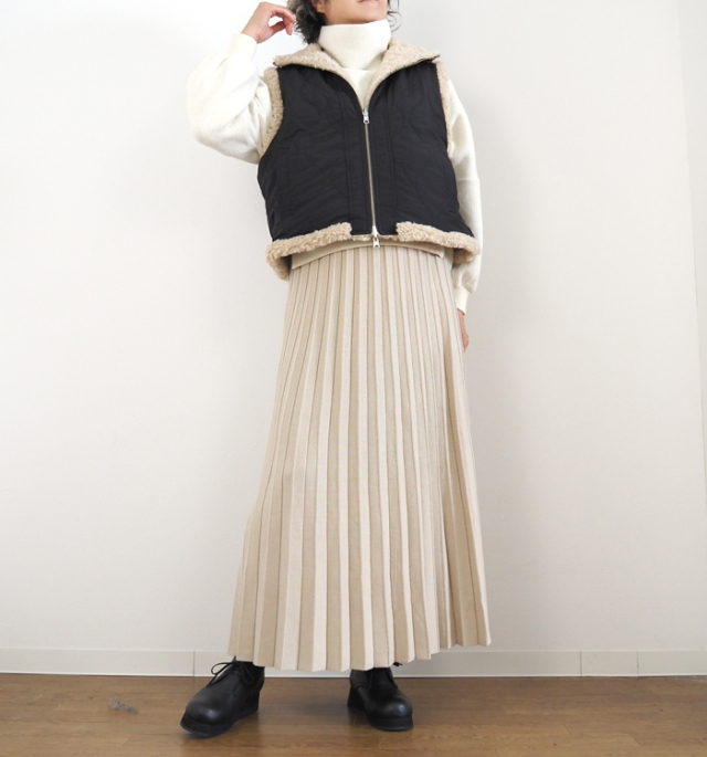 Boutique Ordinary ブティークオーディナリー リバーシブルボアパデッドベスト