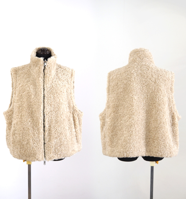 Boutique Ordinary ブティークオーディナリー リバーシブルボアパデッドベスト