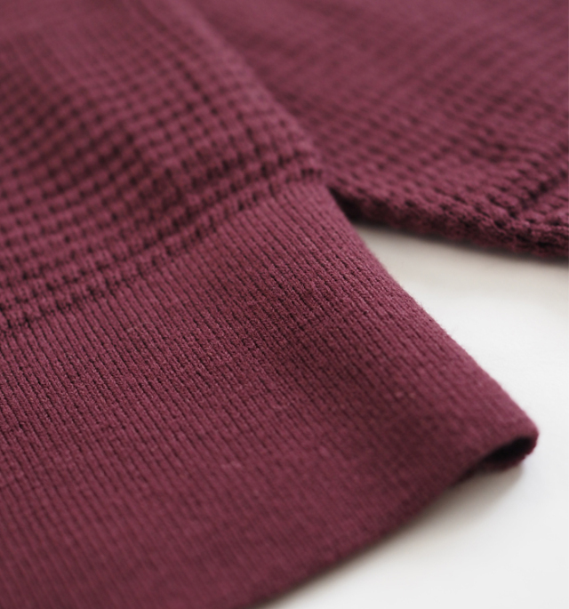 Boutique Ordinary ブティークオーディナリー ワッフルスキッパーカラーニット