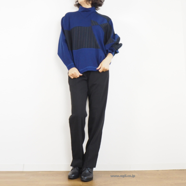 HISUI HIROKOITO ヒスイヒロコイトウ ハイネックプルオーバーカットソー レディース