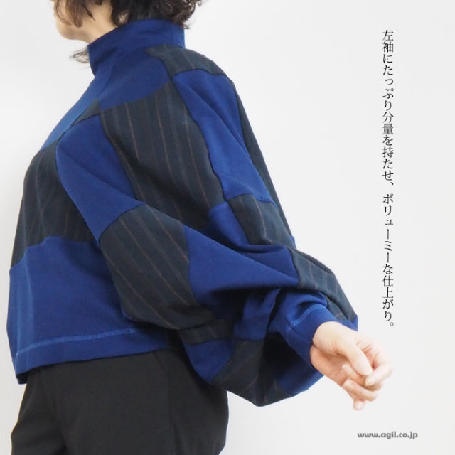 HISUI HIROKOITO ヒスイヒロコイトウ ハイネックプルオーバーカットソー レディース