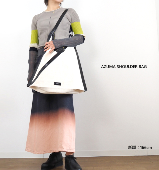 INCIPIT インキピット あずまショルダーバッグ 本革xジュート