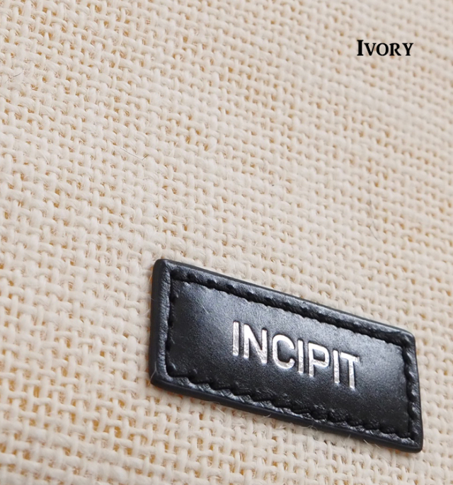 INCIPIT インキピット あずまショルダーバッグ 本革xジュート レディース