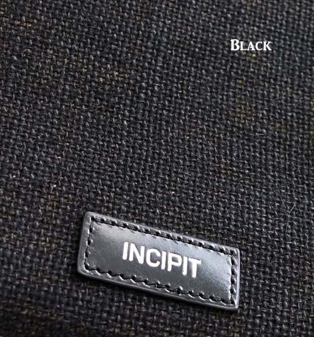 INCIPIT インキピット あずまショルダーバッグ 本革xジュート