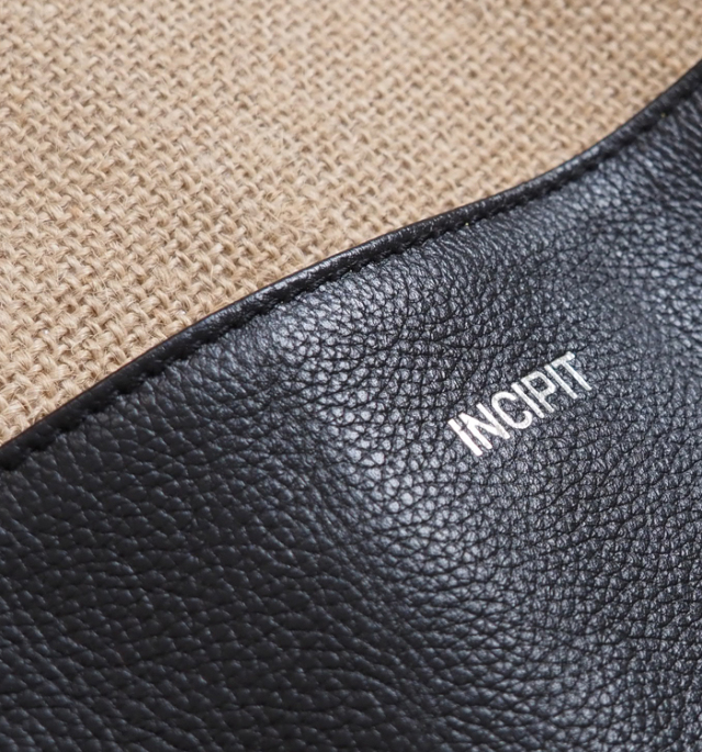 INCIPIT インキピット トートバッグ 本革xジュートコンビ素材 レディース
