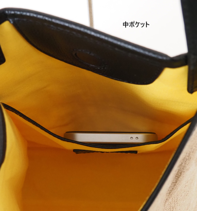 INCIPIT インキピット トートバッグ 本革xジュートコンビ素材 レディース