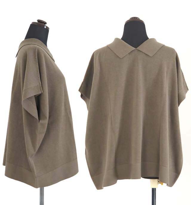 nicholson and nicholson ニコルソンアンドニコルソン 半袖ポロニット