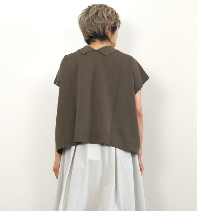 nicholson and nicholson ニコルソンアンドニコルソン 半袖ポロニット