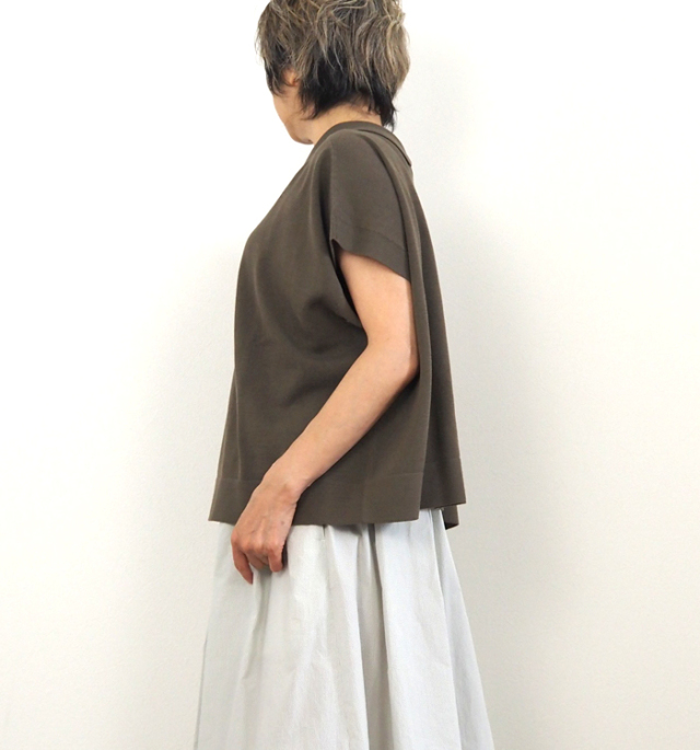 nicholson and nicholson ニコルソンアンドニコルソン 半袖ポロニット