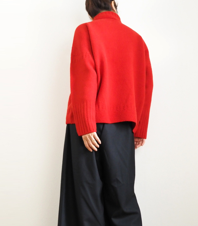 nicholson and nicholson ニコルソンアンドニコルソン ウールニット変形タートルプルオーバー 