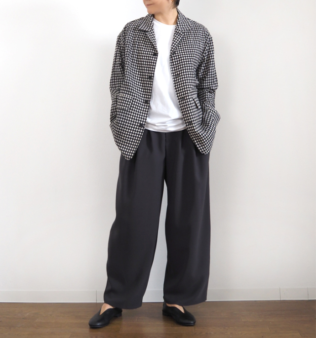 MANON マノン ギンガムチェック スピンドルジャケット