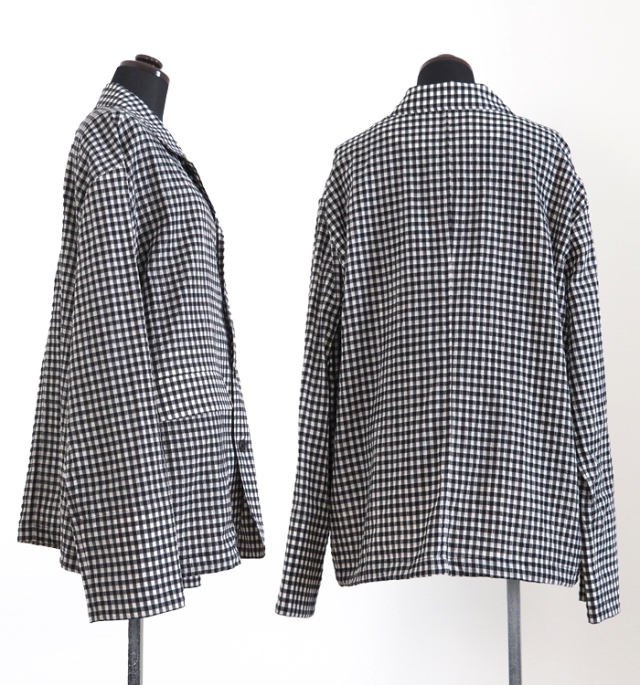 MANON マノン ギンガムチェック スピンドルジャケット