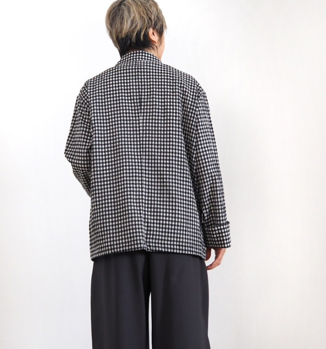 MANON マノン ギンガムチェック スピンドルジャケット