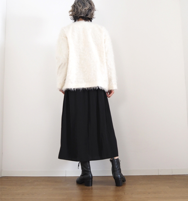 MANON マノン ツッキリカットジャガードファージャケット