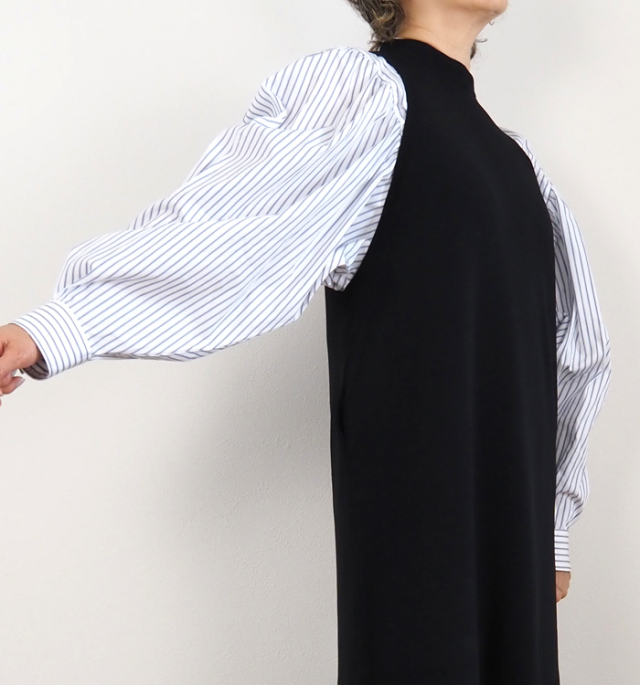 MANON マノン スリーブレス ロングワンピース レディース