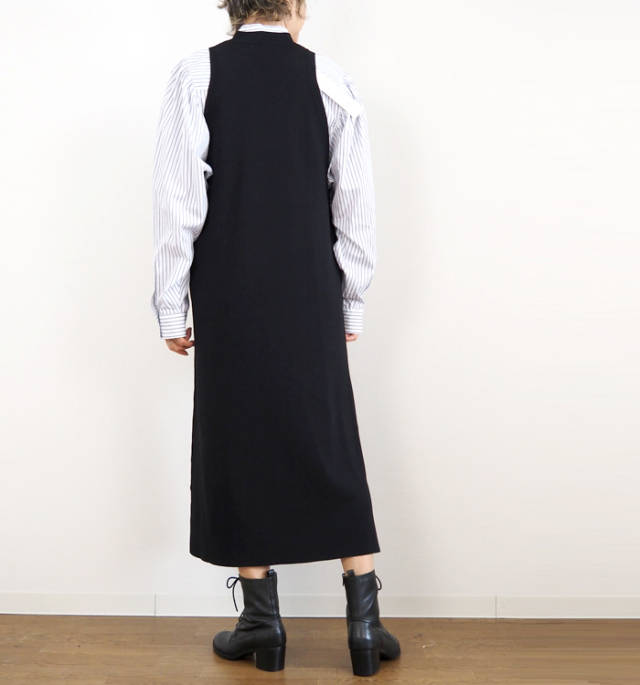 MANON マノン スリーブレス ロングワンピース レディース