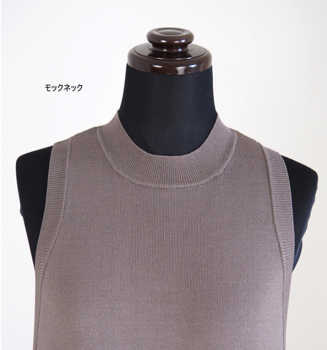 MANON マノン スリーブレス ロングワンピース レディース