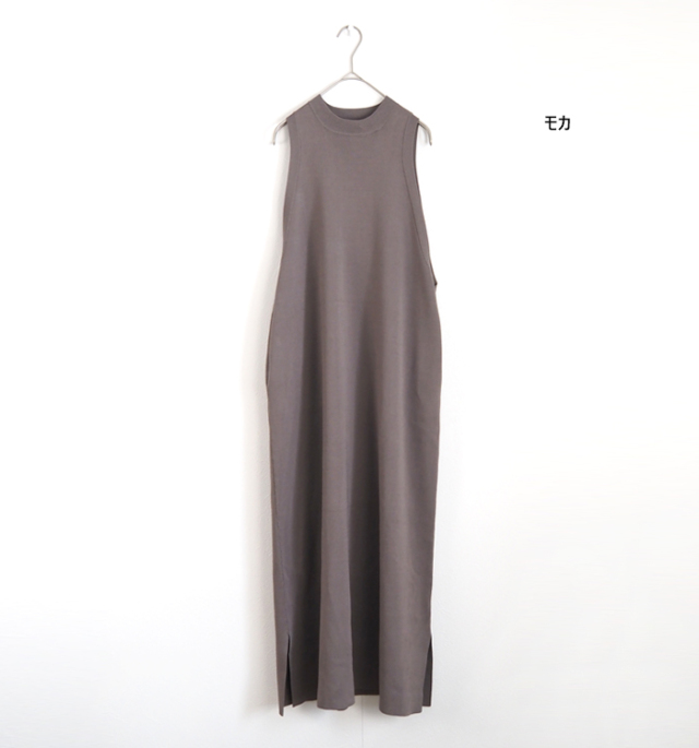 MANON マノン スリーブレス ロングワンピース レディース