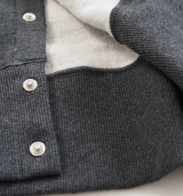 MANON マノン 裏起毛スウェットカーディガン レディース