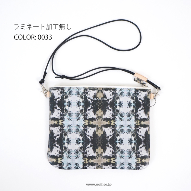 SALE CILANDSIA(チランドシア) サコッシュ バッグ 牛革プリントレザー