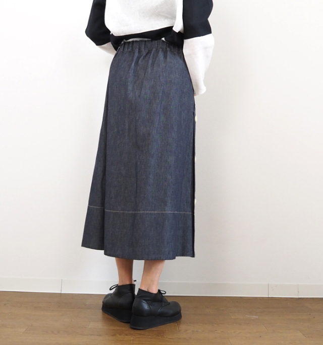 nicholson and nicholson ニコルソンアンドニコルソン デニムスカート Aライン レディース