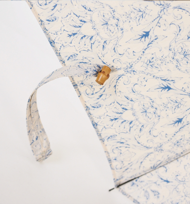 SUR MER シュールメール 日傘 折り畳み傘 ダマスク柄  ブルー 日本製 レディース