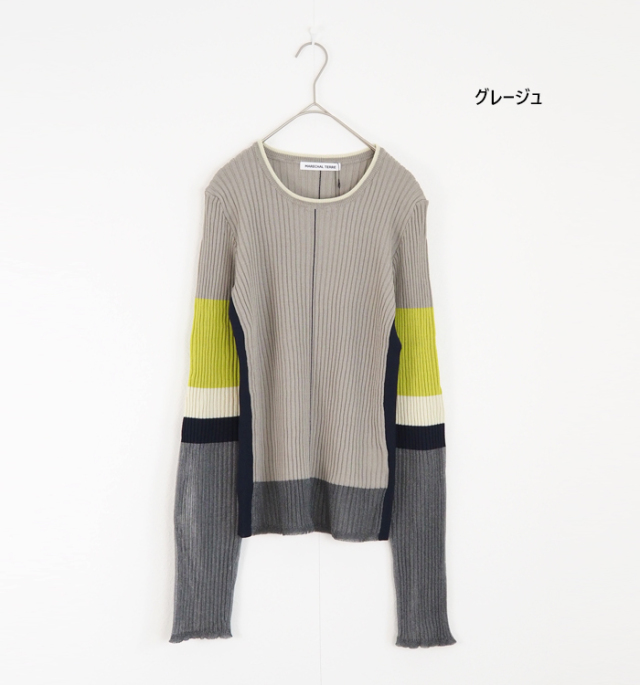 MARECHAL TERRE / マルシャル テル】コンビネーションニット
