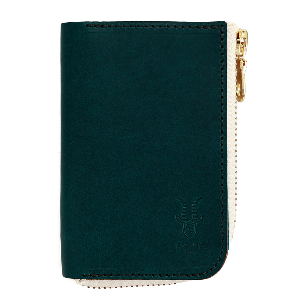 スマートキー・シリンダーキー・カードキー全てが入るL字ファスナーキーケース