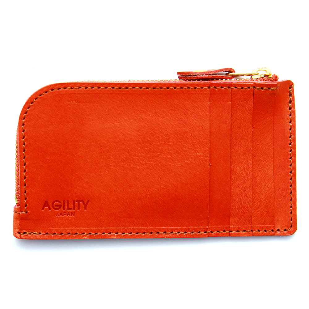 財布 インナーカードケース フラグメントケース L字ファスナー 本革 レザー