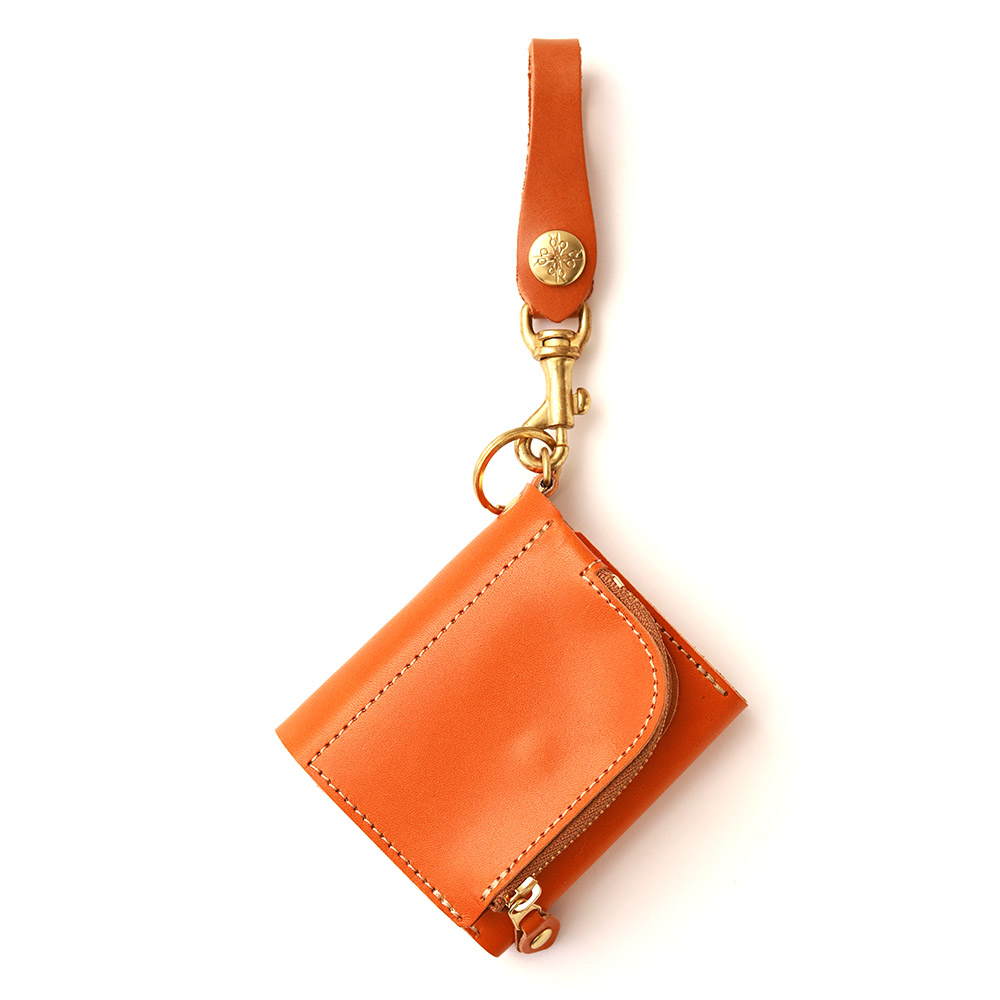 キーケース スマートキー 一体型 小銭入れ 三つ折り財布 5連 本革 栃木レザー