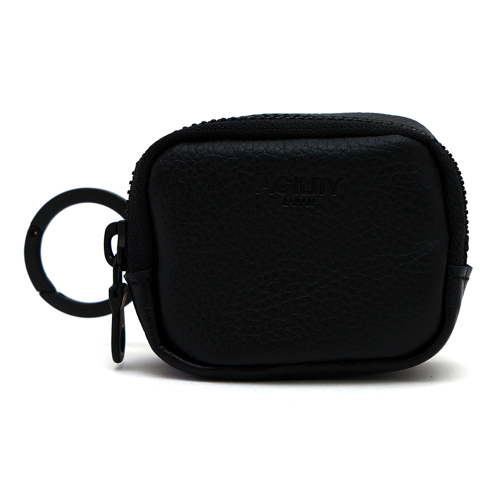 エアポッツ airpods pro ケース カラビナ付きミニポーチ イヤホンケース ワイヤレスイヤホン 撥水 本革 レザー ミニポーチ