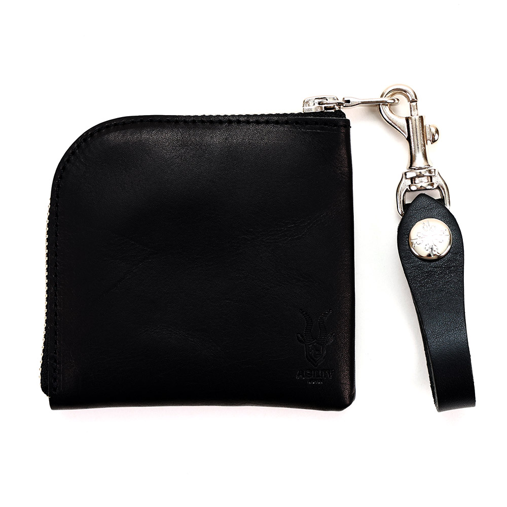 コインケース L字ファスナー 革 折財布 レザー 本革 コンパクト 財布 メンズ レディース