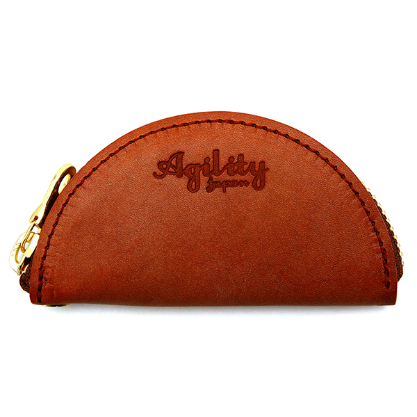 キーケース 半月型 レザー 本革 日本製 手作り コインケース