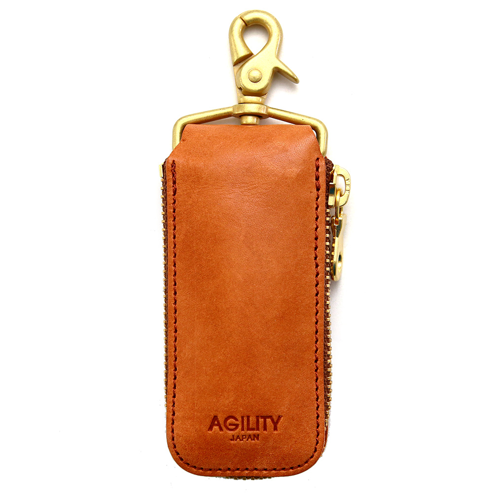 キーケース キーリング スマートキー レザー シンプル 本革 ナスカン 小さめ