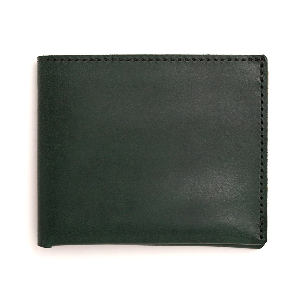 二つ折り財布 財布 小銭入れなし スリム コンパクト 最小限 革 本革 レザー