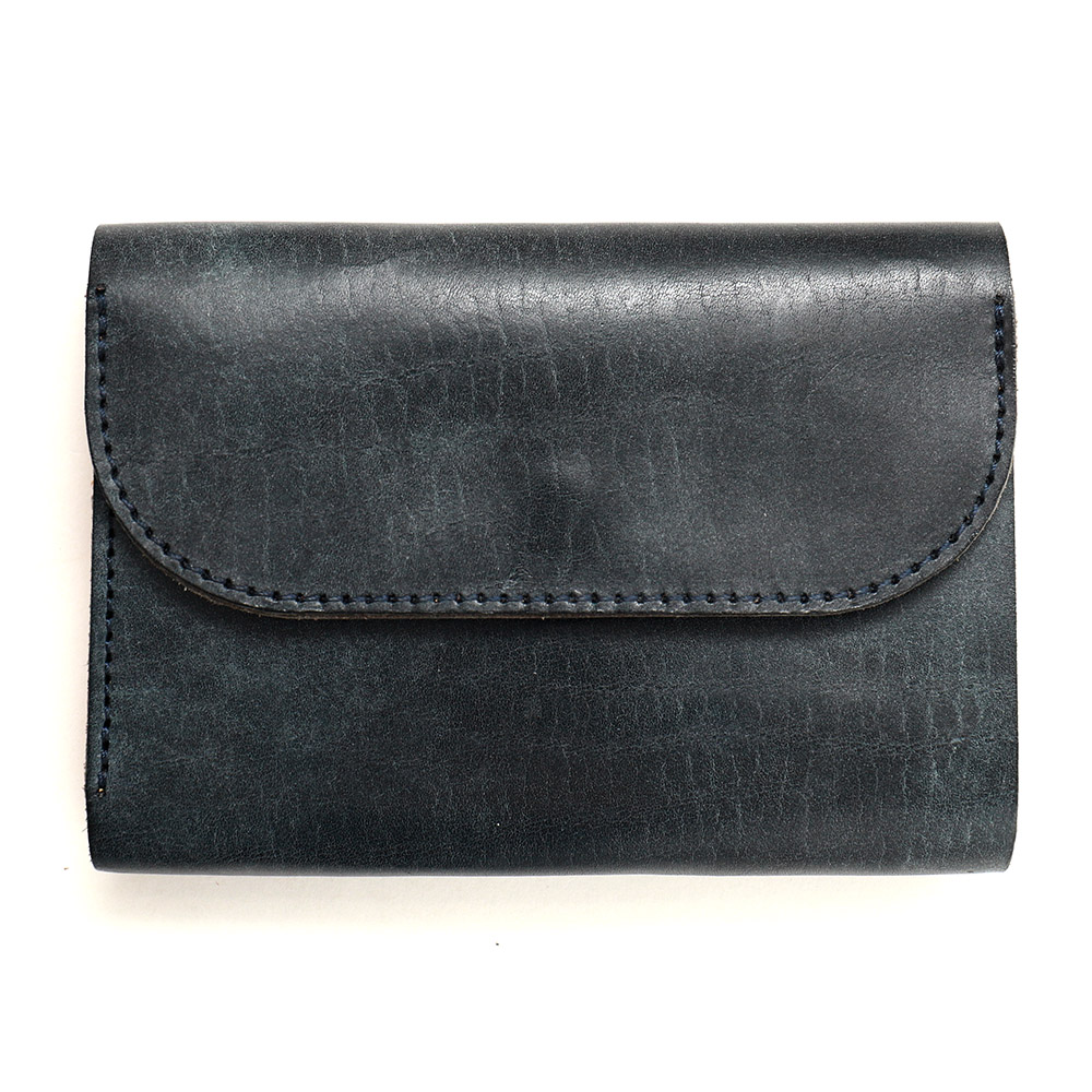 スクエアウォレット』(全3色)アンチックゴート/薄マチでコンパクト L字