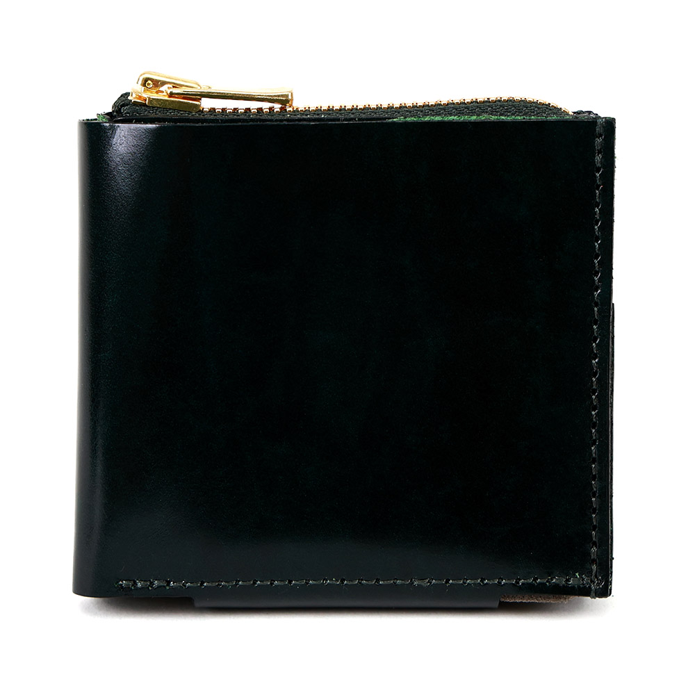 二つ折り財布 二層式 コンパクト 使いやすい　小さい 大容量 カード多い　本革