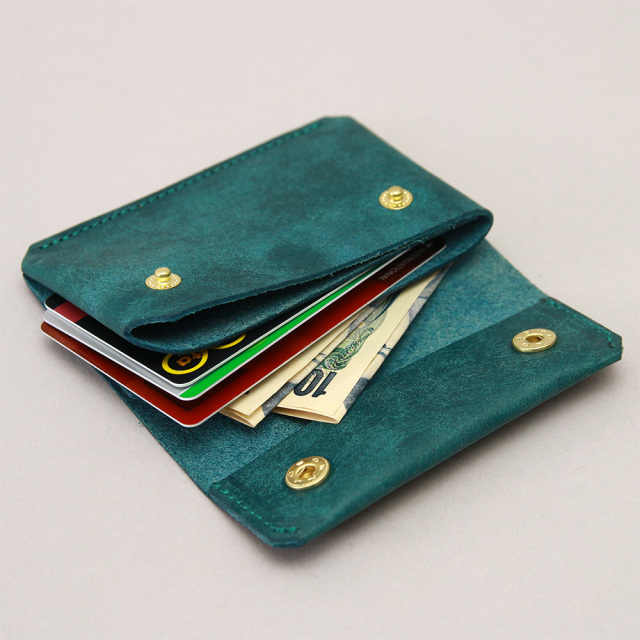 財布 極小財布 コンパクト ウォレット 牛革 カードケース 小さい