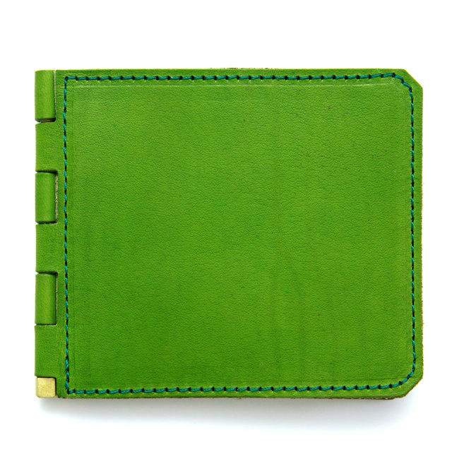 マネークリップ 蝶番 カードポケット 二つ折り 本革 レザー おしゃれ