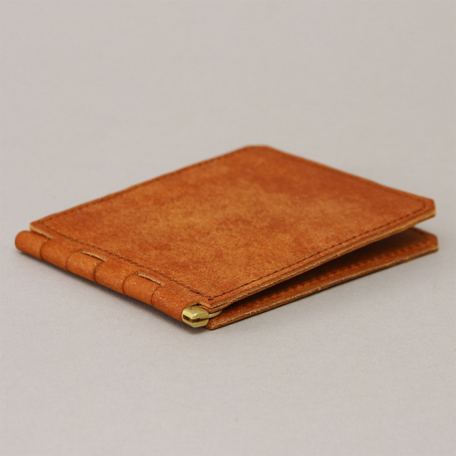 マネークリップ 蝶番 カードポケット 二つ折り 本革 レザー おしゃれ