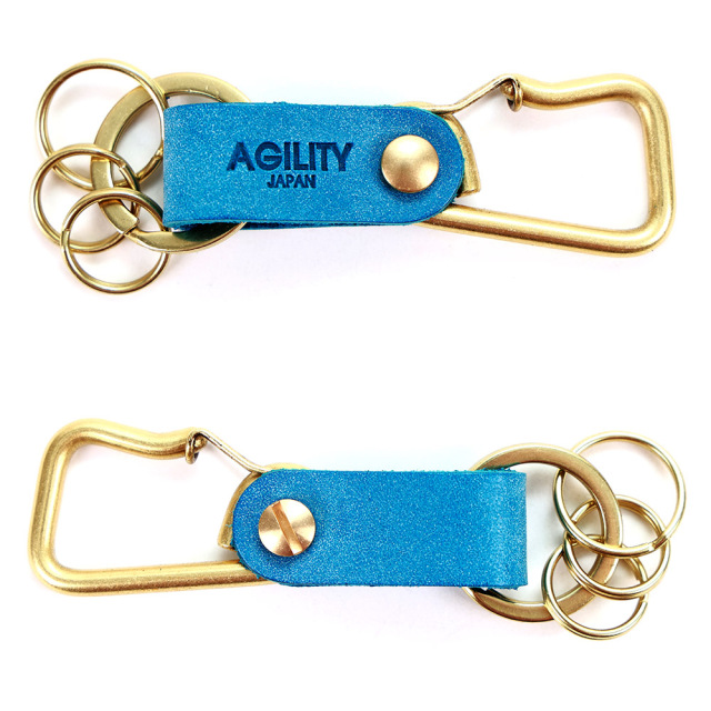 ブローシュ』(全1色)ロロマ/着脱に便利なカラビナに レザーをあしらっ